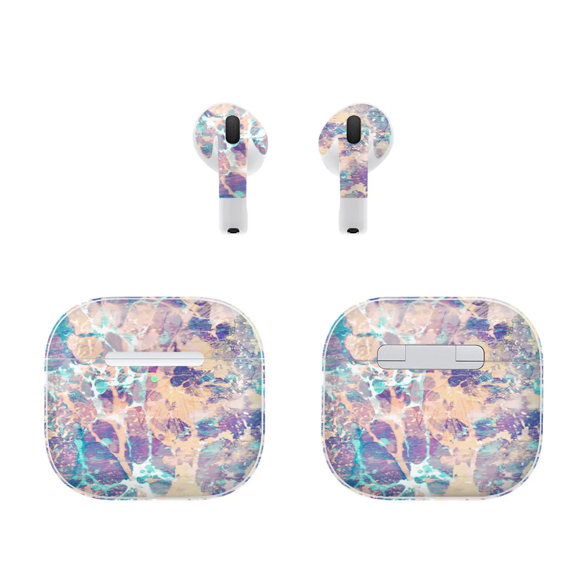 AirPods 5 Marble Series Cotton Candy Skin