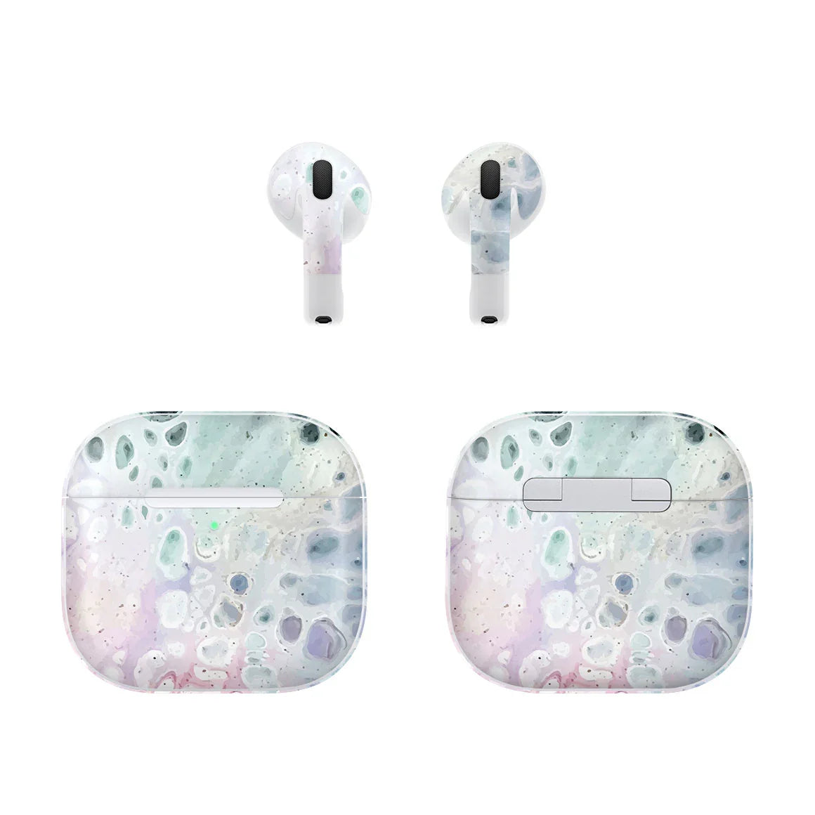 AirPods 5 Oil Paint Series Rainbow Waves Skin