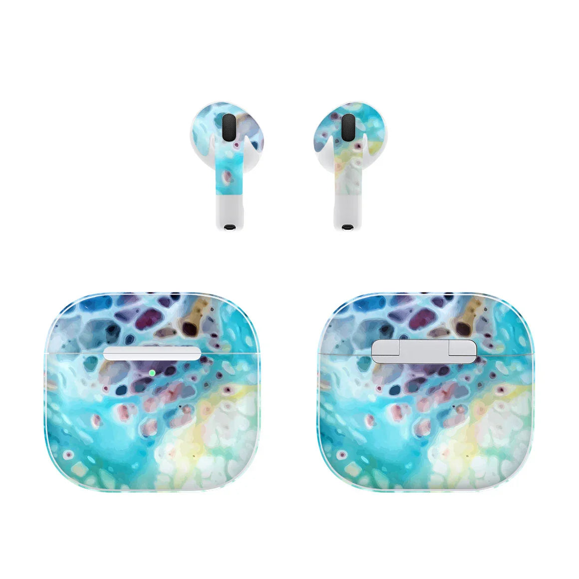 AirPods 5 Oil Paint Series Arctic Waves Skin