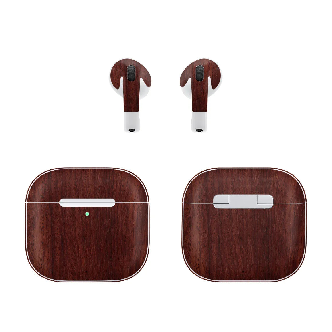 AirPods 5 Wood Series Mahogany Skin