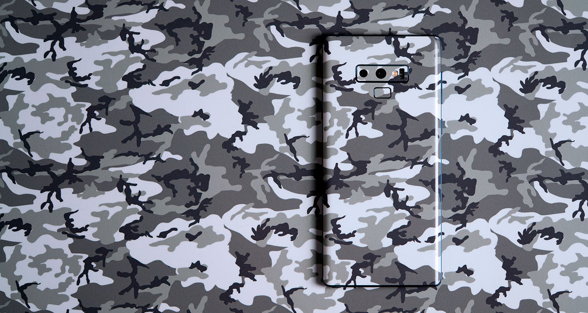 Camo Series device skin material and finish detail view 4
