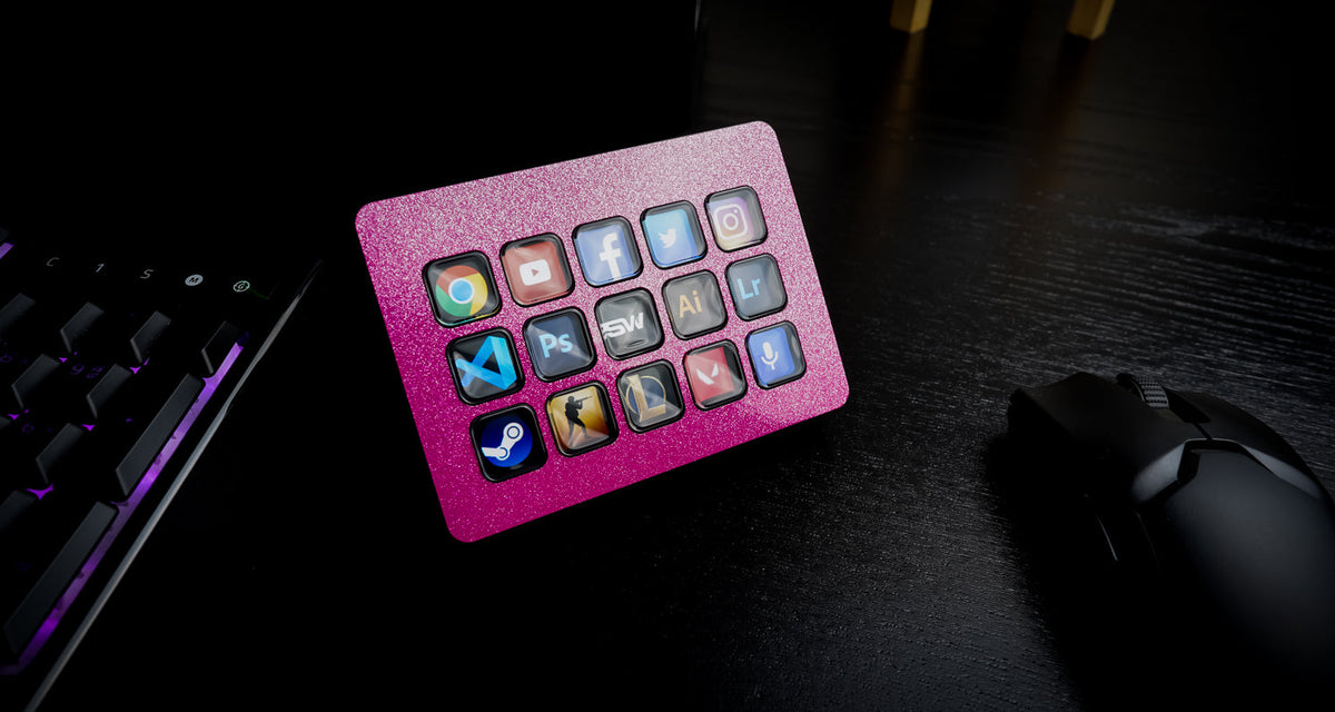Glitz Series device skin material and finish