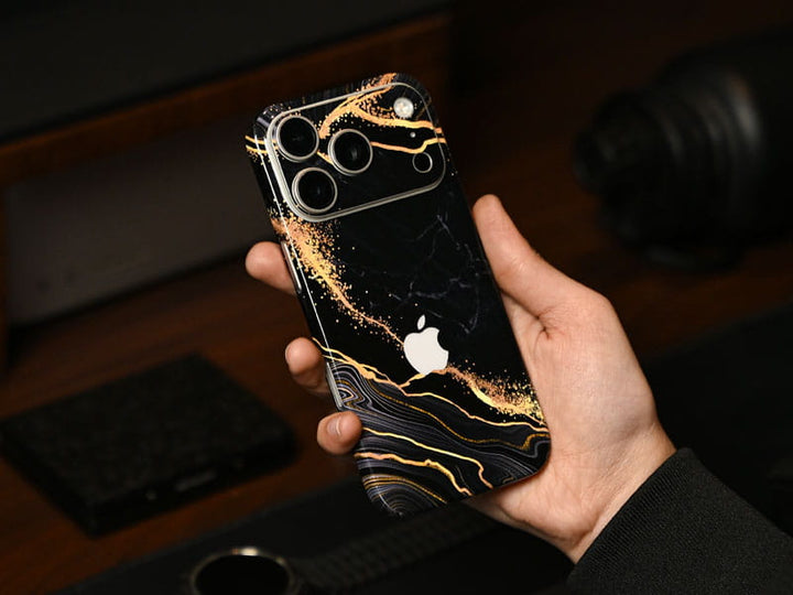 Phone protected with a premium Slickwraps skin
