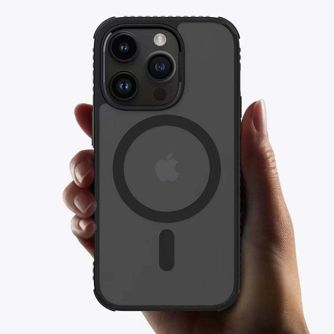 Matte Black iPhone 14 Pro Case: Slim, Drop-Proof & Magnetic