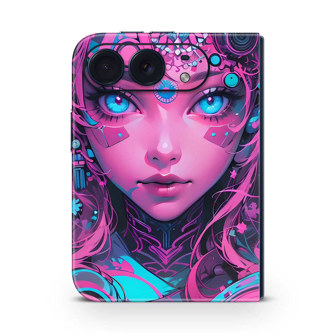 iPhone Duo AI Robo Girl Pink