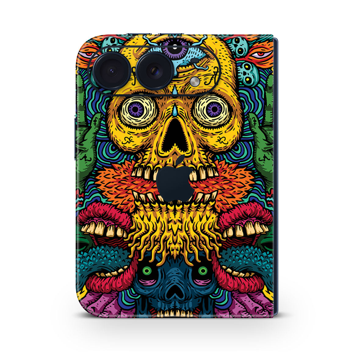 iPhone Duo Horror Color Skull