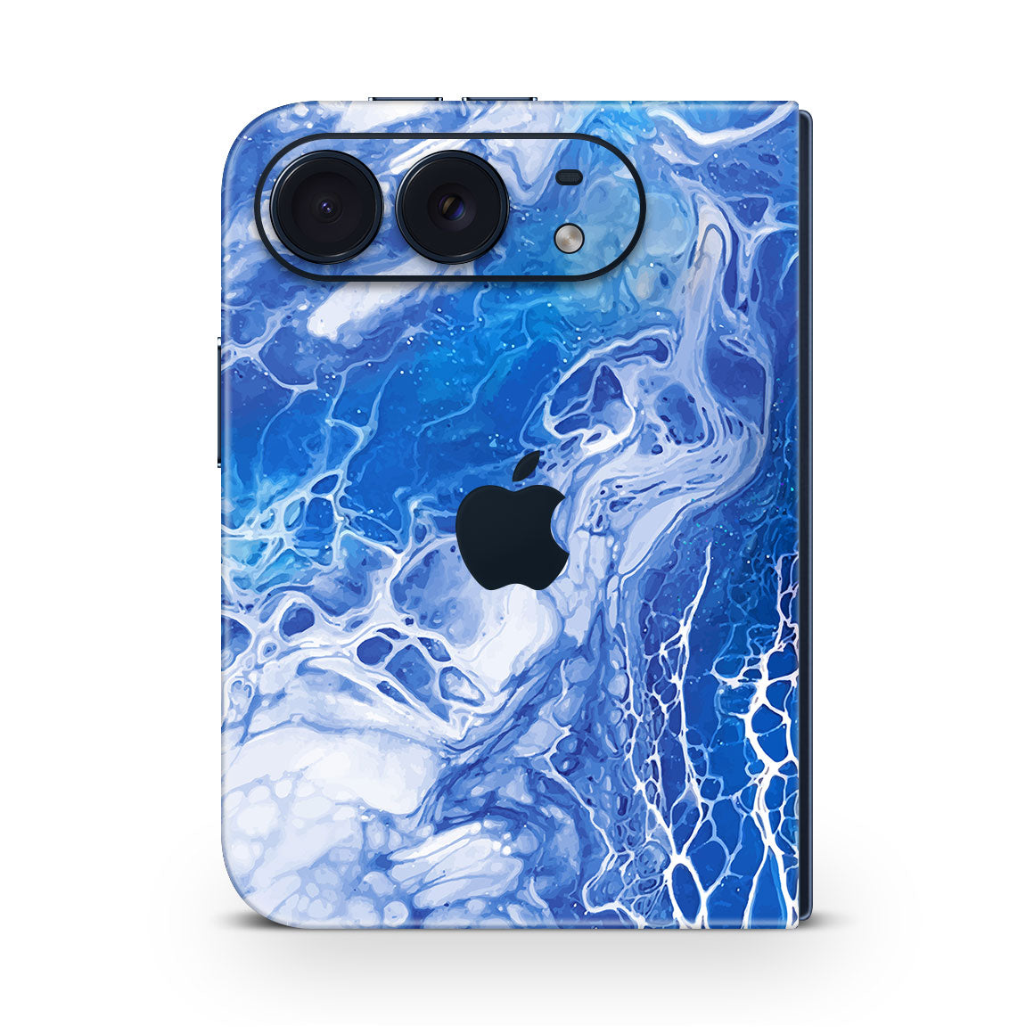iPhone Duo Oil Paint Blue Waves