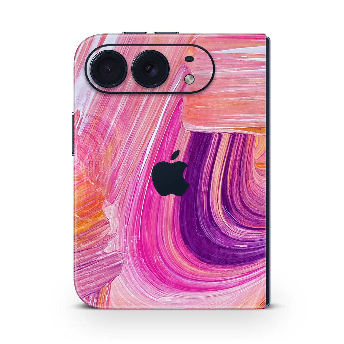 iPhone Duo Oil Paint Pink Brushed