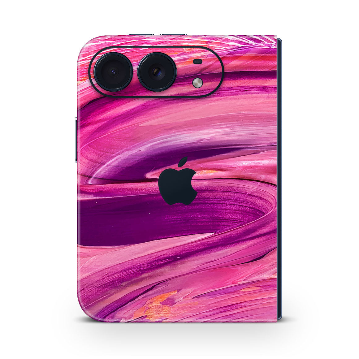 iPhone Duo Oil Paint Purple Brushed