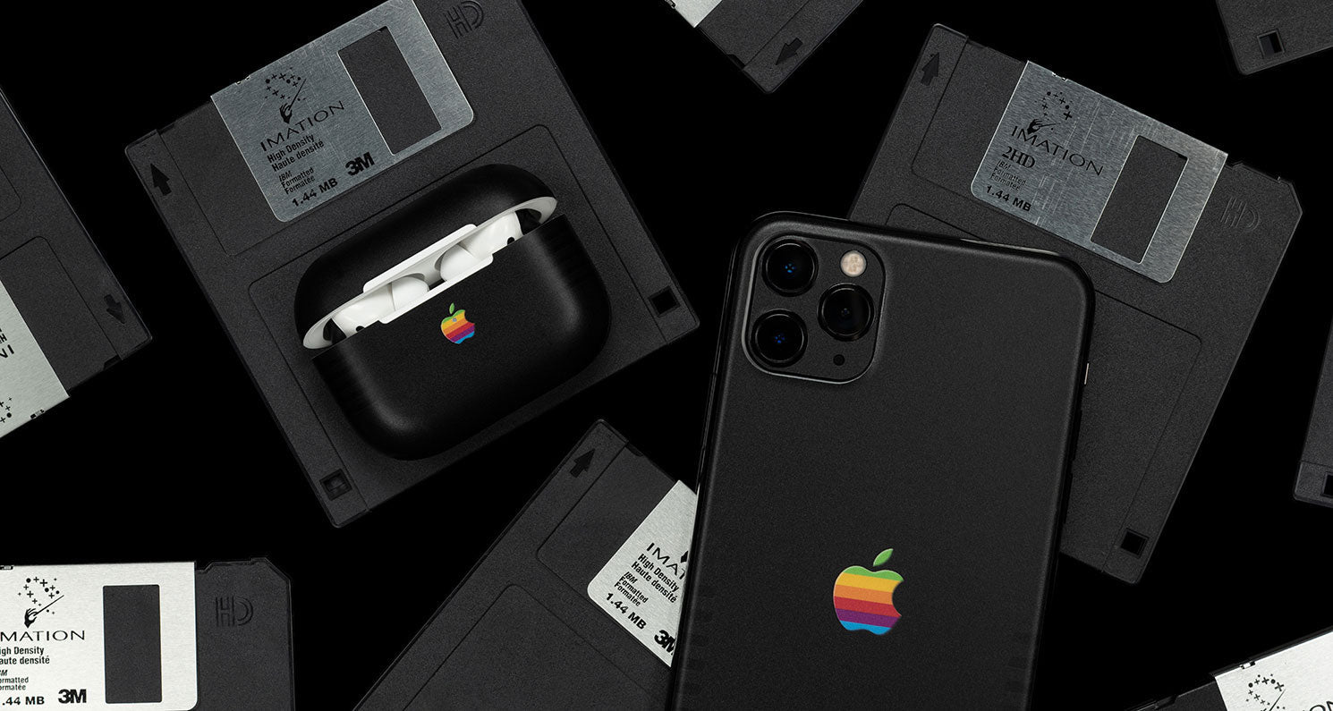Retro Series device skin material and finish detail view 3