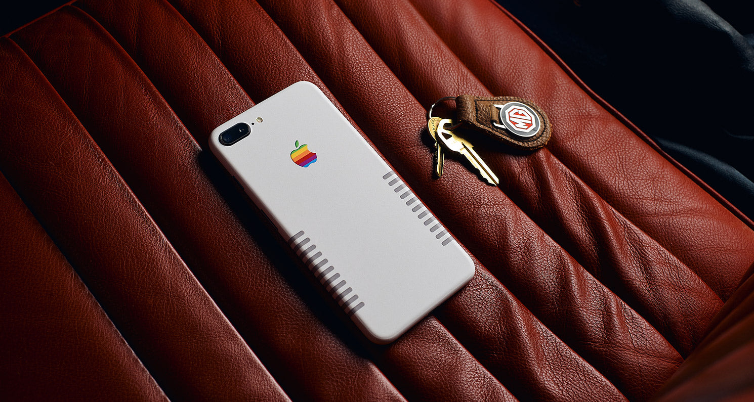 Retro Color Series device skin material and finish detail view 5