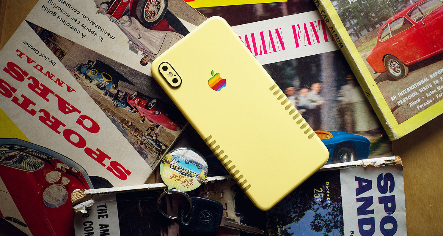 Retro Color Series device skin material and finish detail view 6