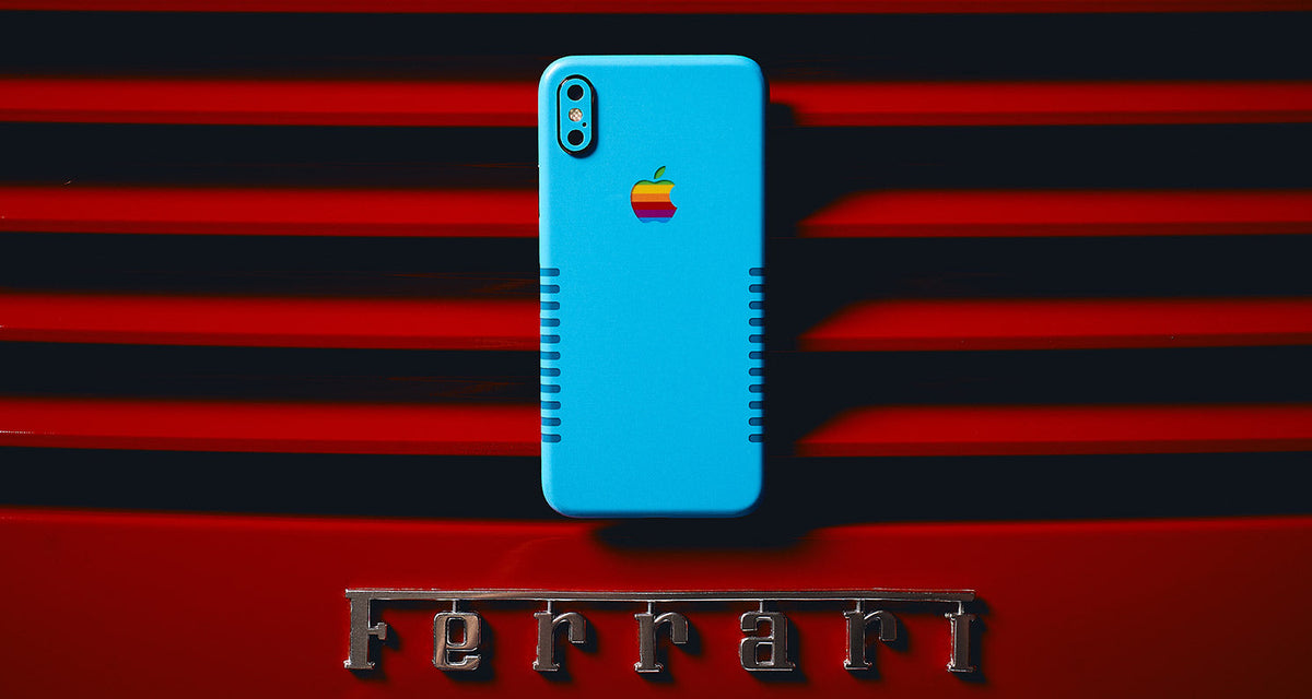 Retro Color Series device skin material and finish detail view 7