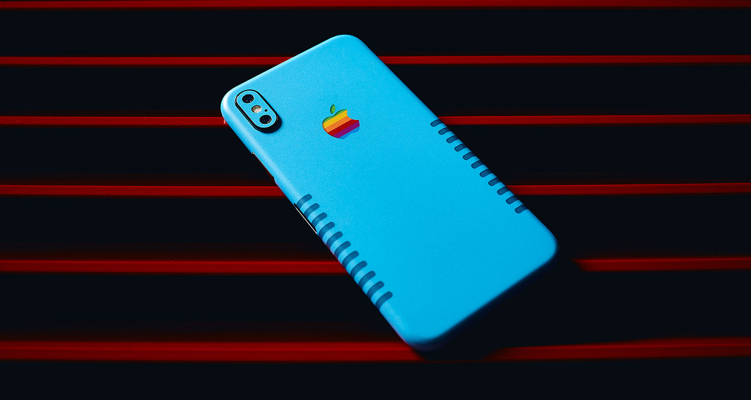 Retro Color Series device skin material and finish detail view 8