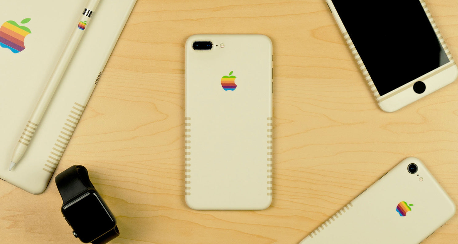 Retro Series device skin material and finish detail view 7