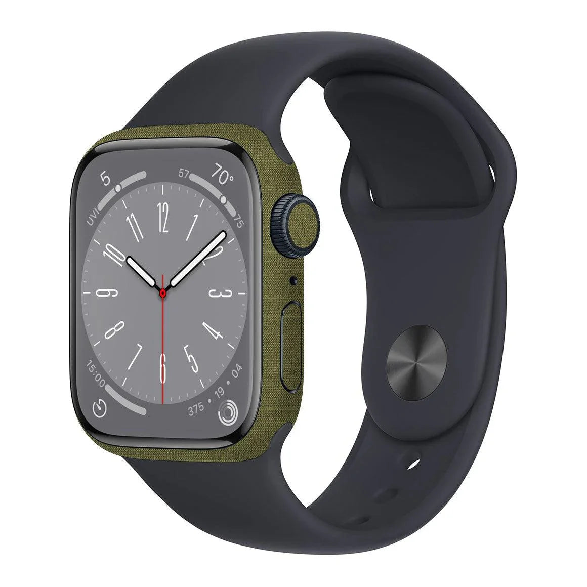 Apple Watch Series 12 Woven Metal Series Skins - Slickwraps