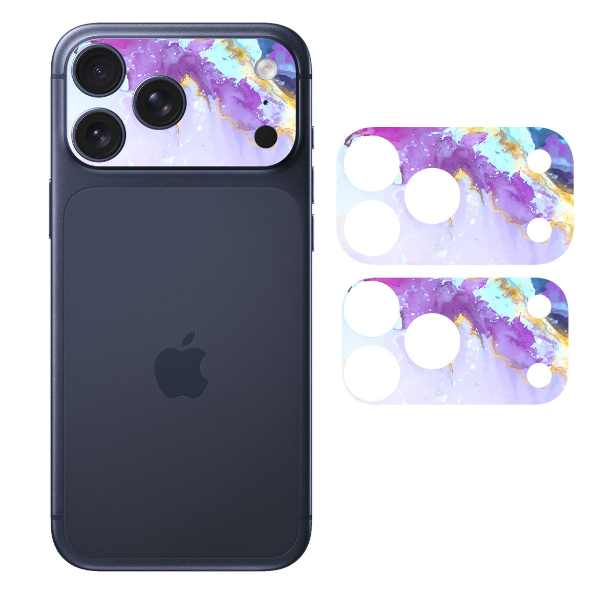 iPhone 18 Pro Max Camera Bar (Plateau) Oil Paint Series Pink Swirl