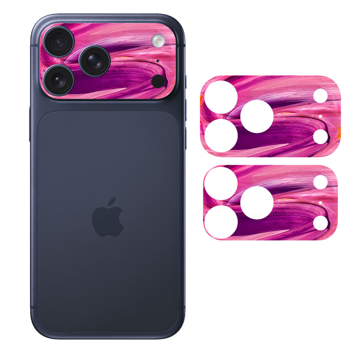 iPhone 18 Pro Max Camera Bar (Plateau) Oil Paint Series Purple Brushed