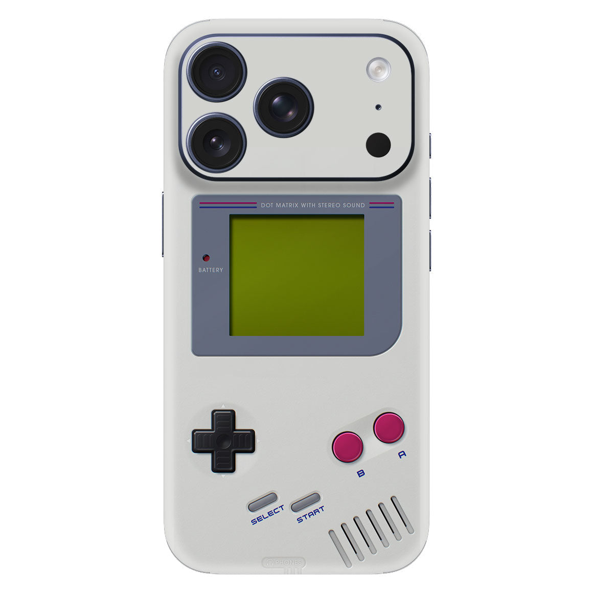iPhone 18 Pro Designer Series Skins - Retro Gameboy
