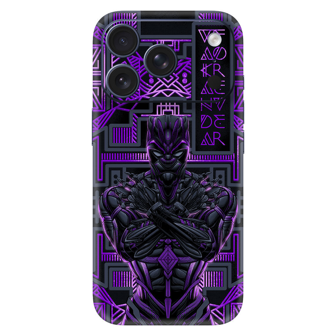 iPhone 18 Pro Artist Series Skins - Violet Panther