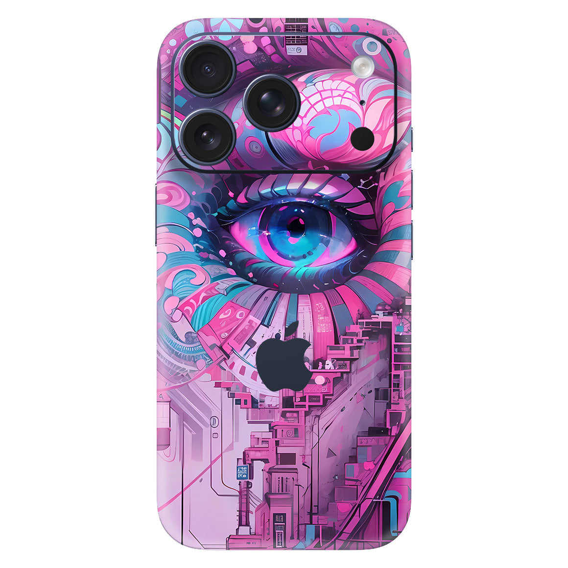 iPhone 18 Pro AI Art Series City Eye Skin