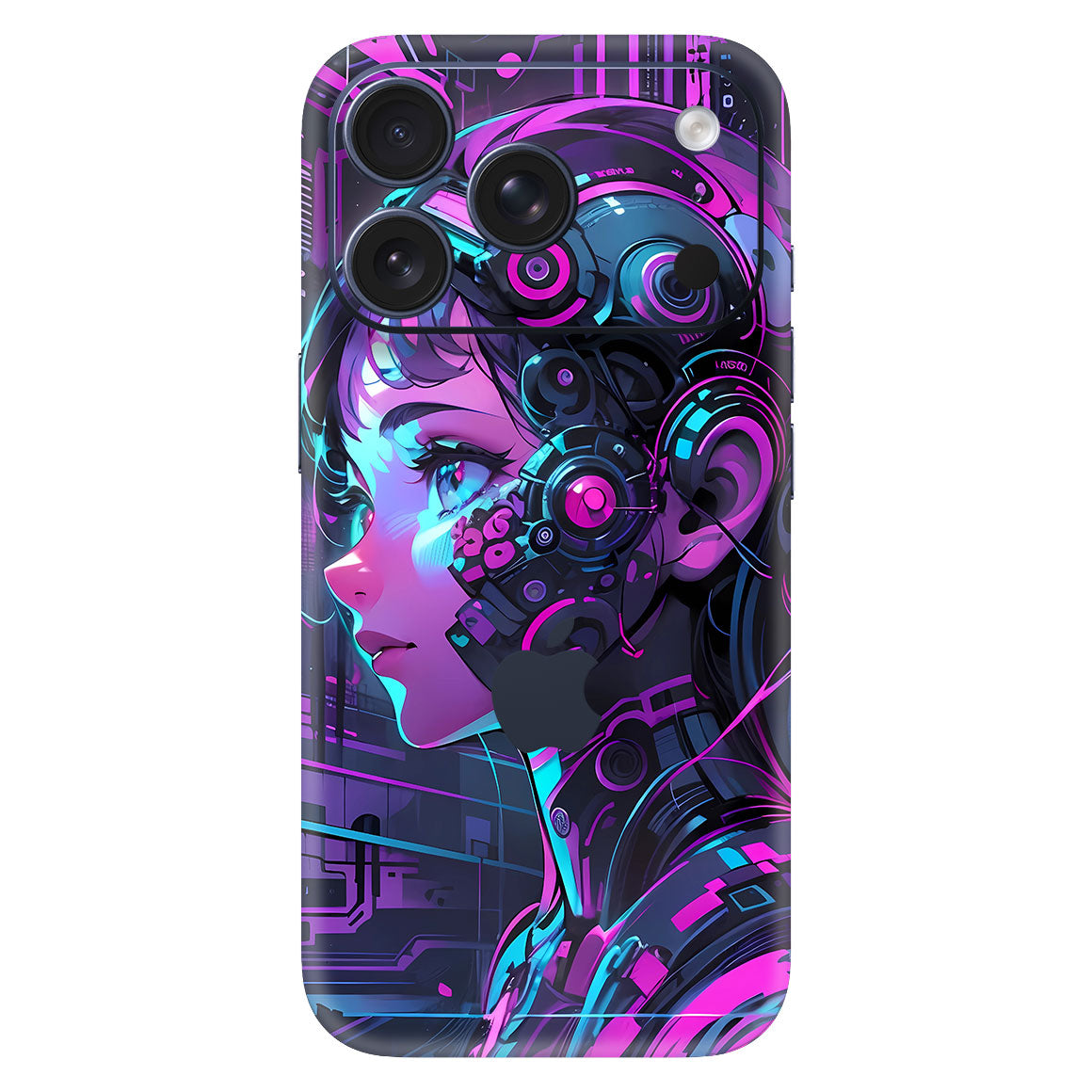 iPhone 18 Pro AI Art Series Girl V3 Skin