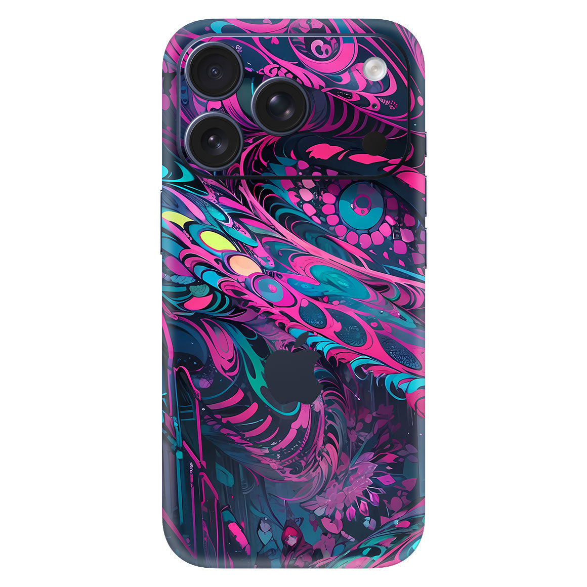 iPhone 18 Pro AI Art Series Pink Blue Art Skin