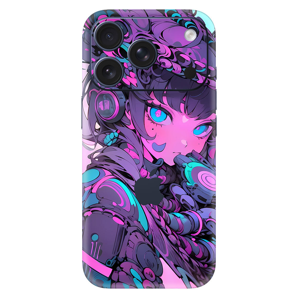 iPhone 18 Pro AI Art Series Girl Blue Eyes Skin