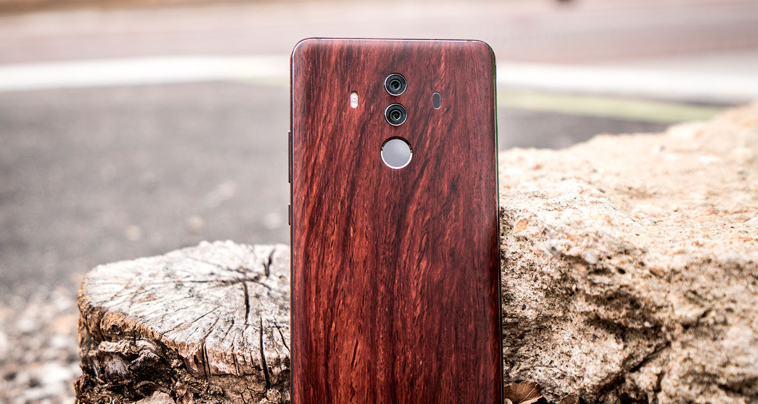 Wood Series device skin material and finish detail view 5