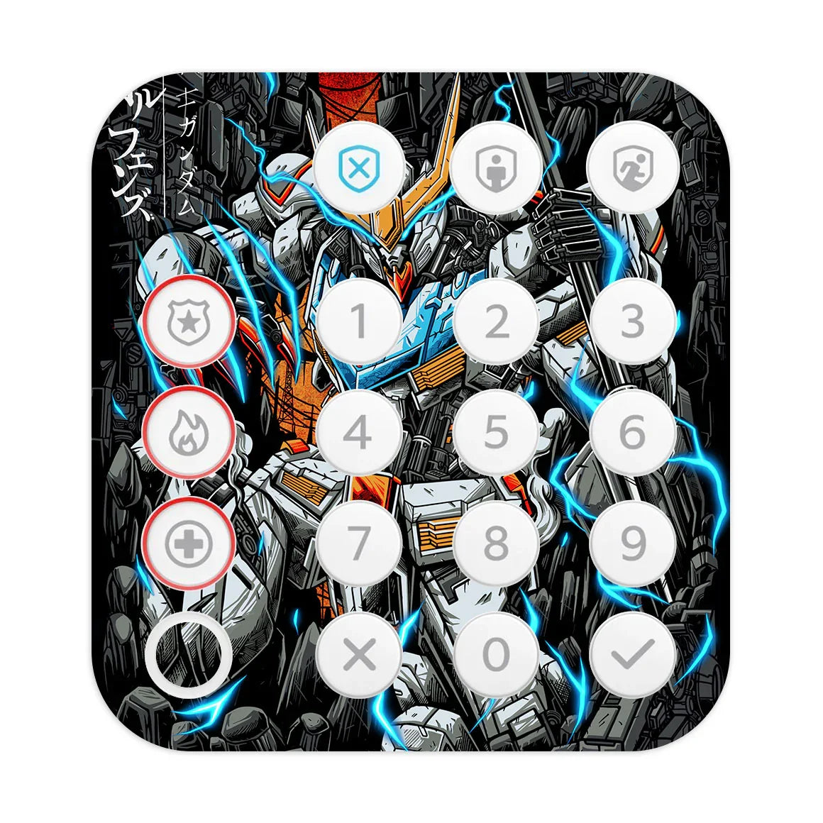 Ring Alarm Keypad (2nd Gen) Artist Series Batos Skin