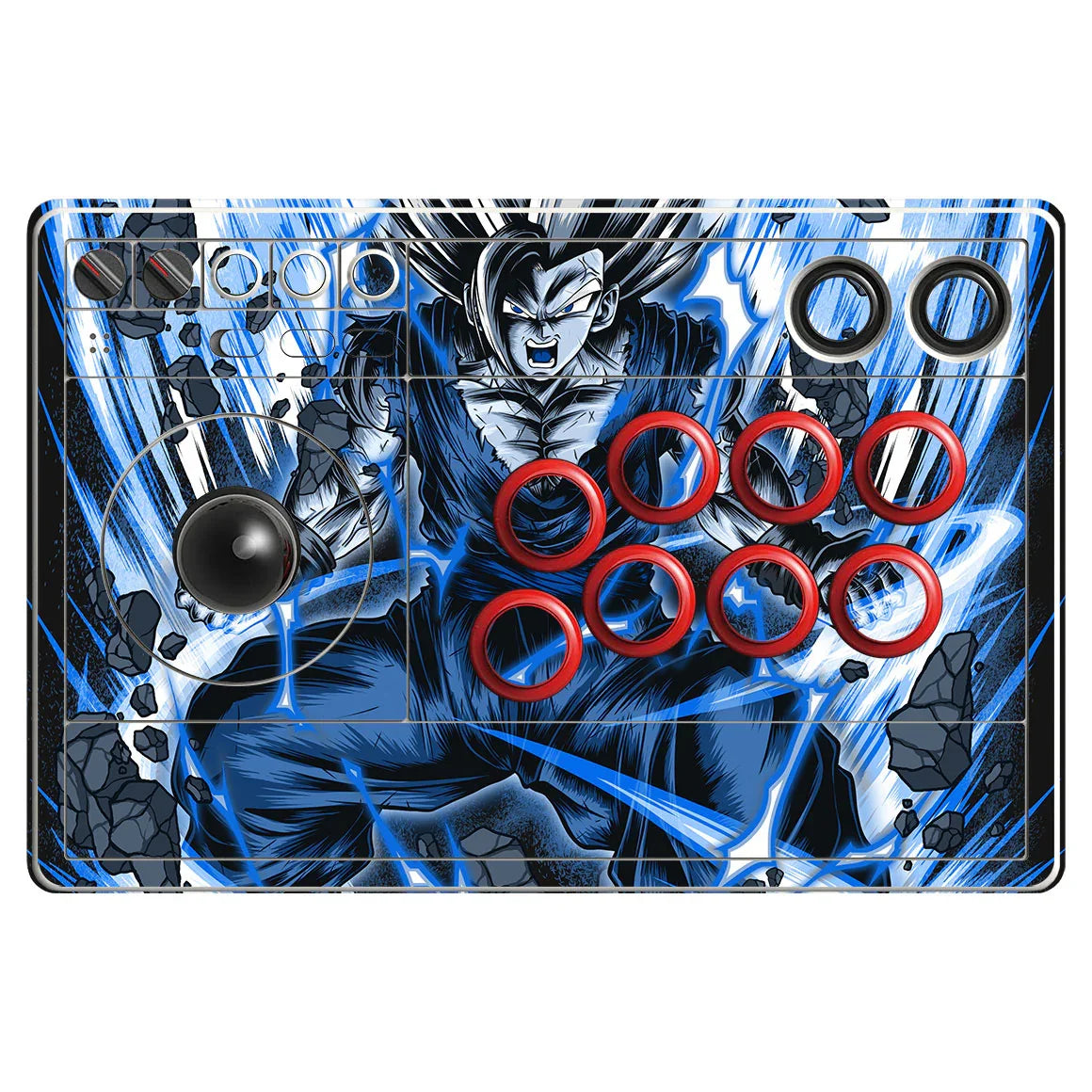 8Bitdo Arcade Stick Artist Series Blue Super Beast Skin