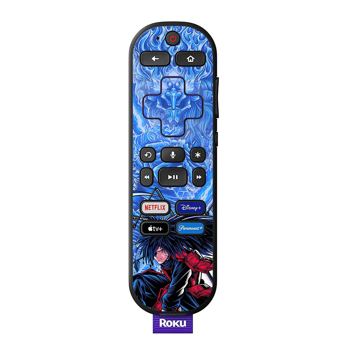 Roku Voice Remote Artist Series Blue Susanoo Skin