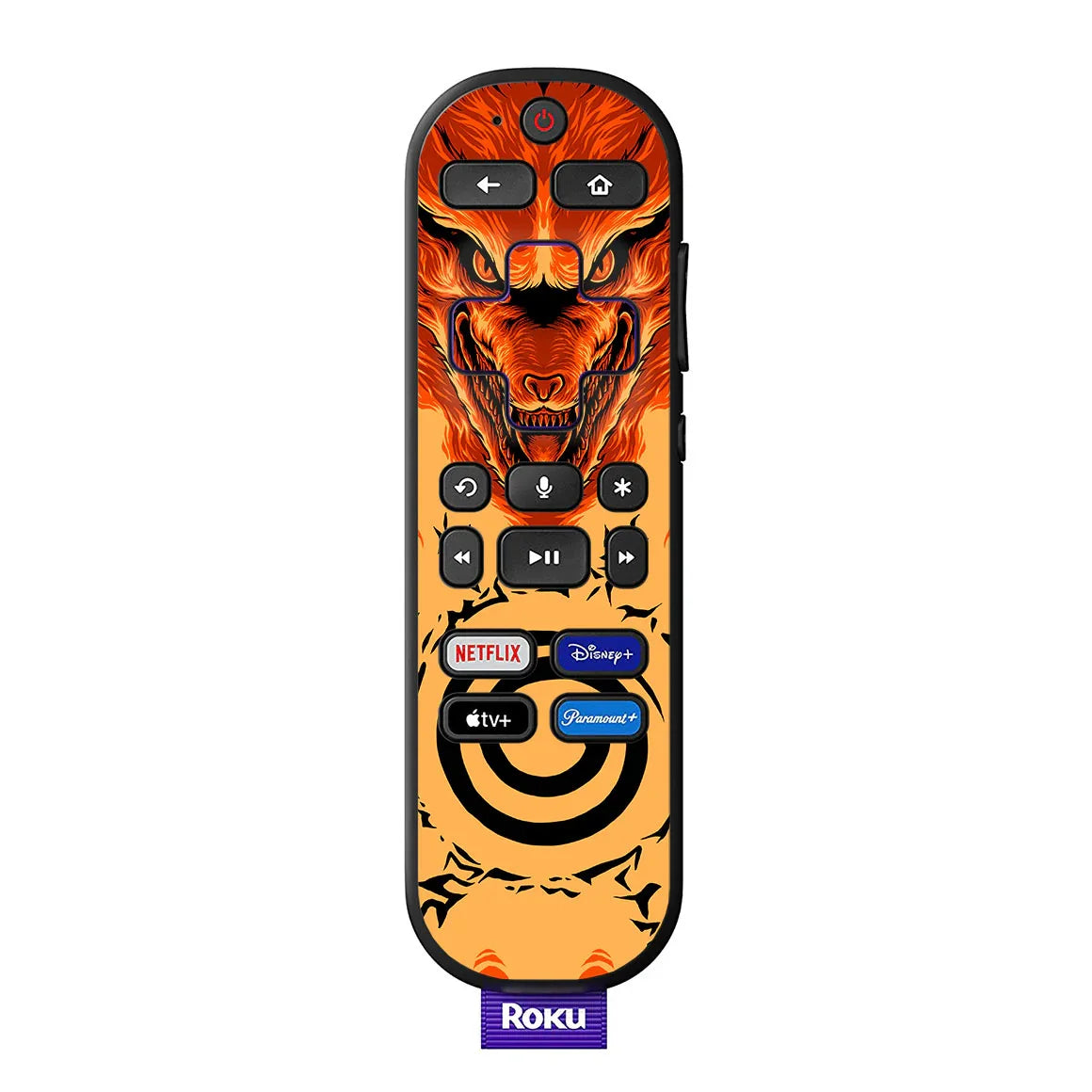 Roku Voice Remote Artist Series Burning Fox Skin