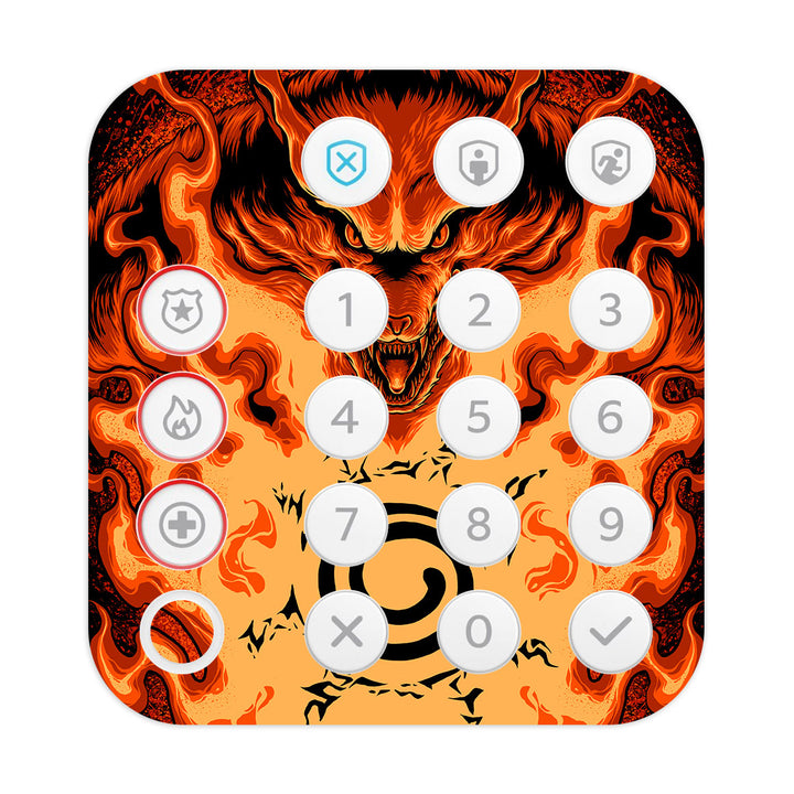 Ring Alarm Keypad (2nd Gen) Artist Series Burning Fox Skin