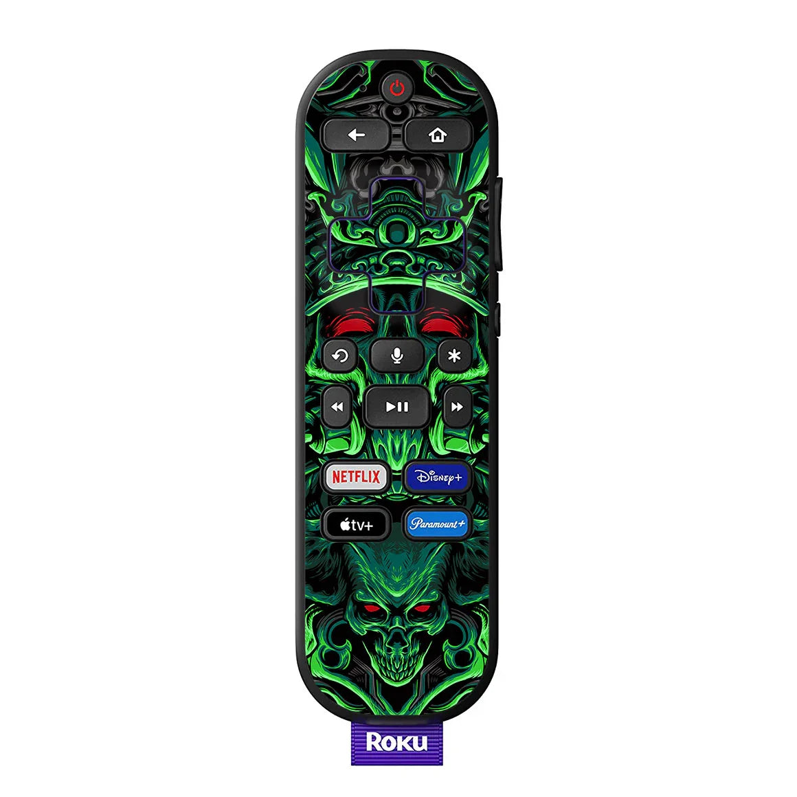 Roku Voice Remote Artist Series Death Skull Skin