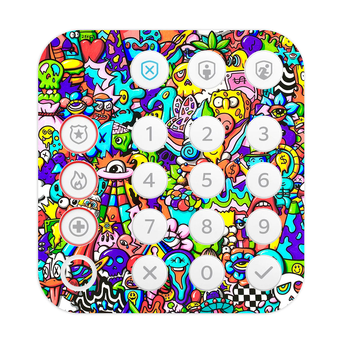 Ring Alarm Keypad (2nd Gen) Artist Series Skins/Wraps & Covers Slickwraps