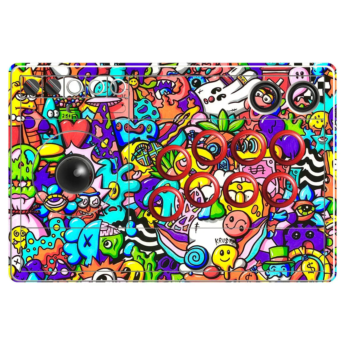 8Bitdo Arcade Stick Artist Series Doodle Art Skin