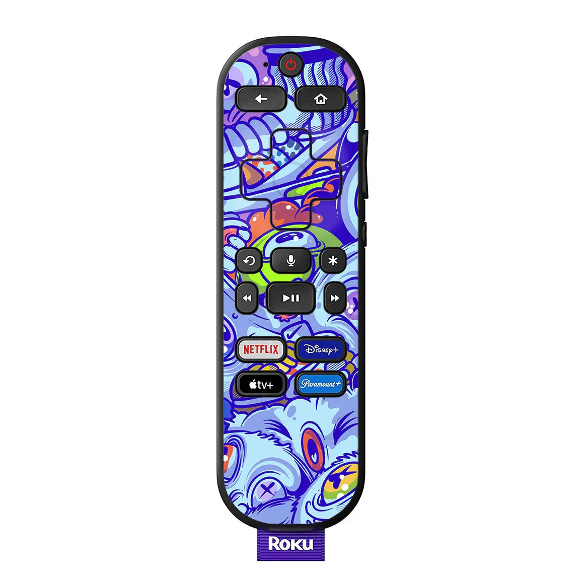 Roku Voice Remote Artist Series Doodle Skin