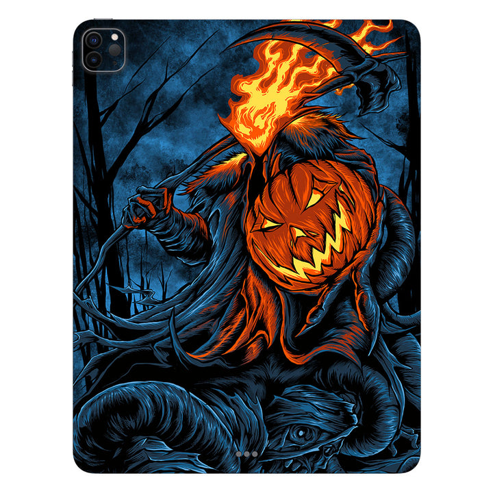 iPad Pro 12.9 Gen 6 Artist Series Flaming Pumpkin Skin
