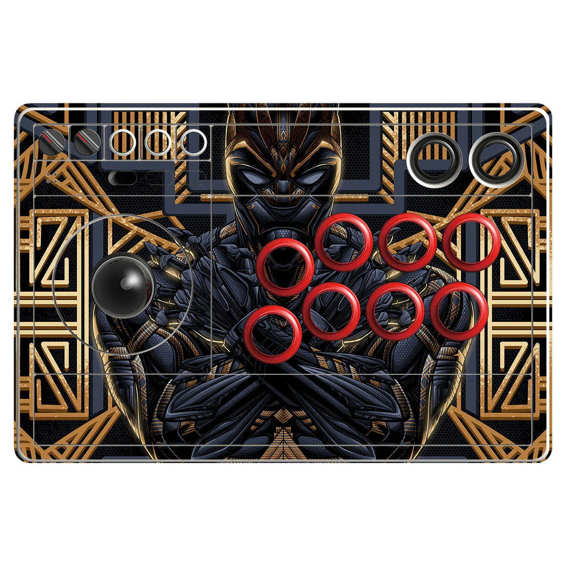 8Bitdo Arcade Stick Artist Series Gold Panther Skin