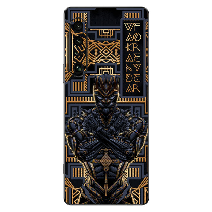 Sony Xperia 1 IV Artist Series Gold Panther Skin