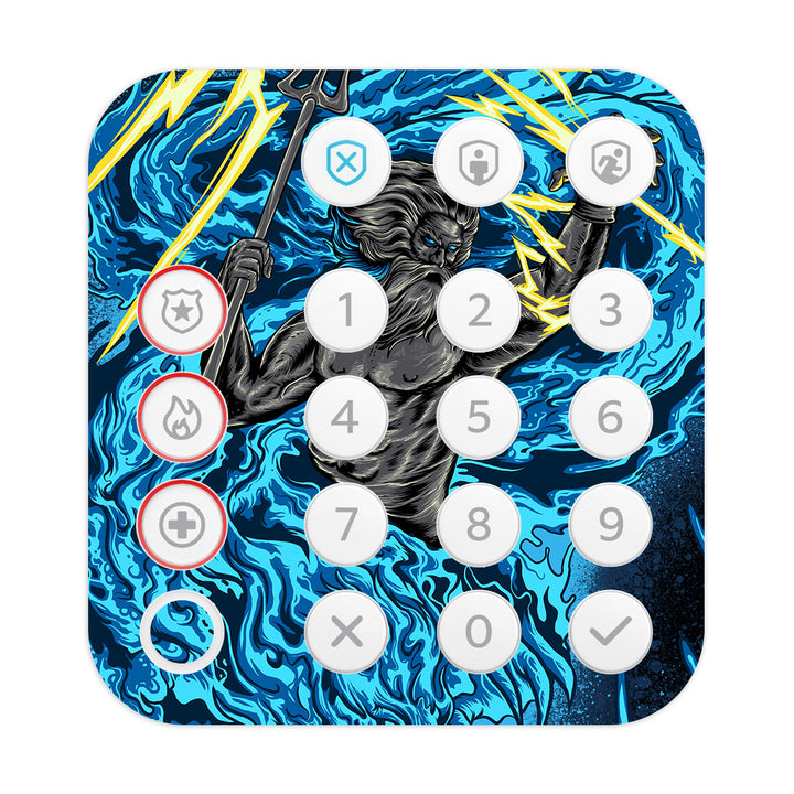 Ring Alarm Keypad (2nd Gen) Artist Series Poseidon Skin