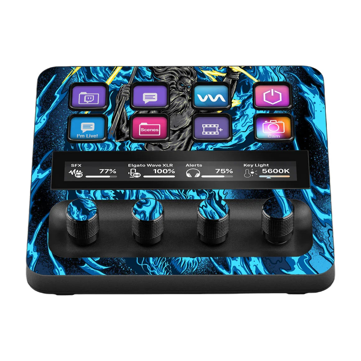 Elgato Stream Deck + Artist Series Poseidon Skin