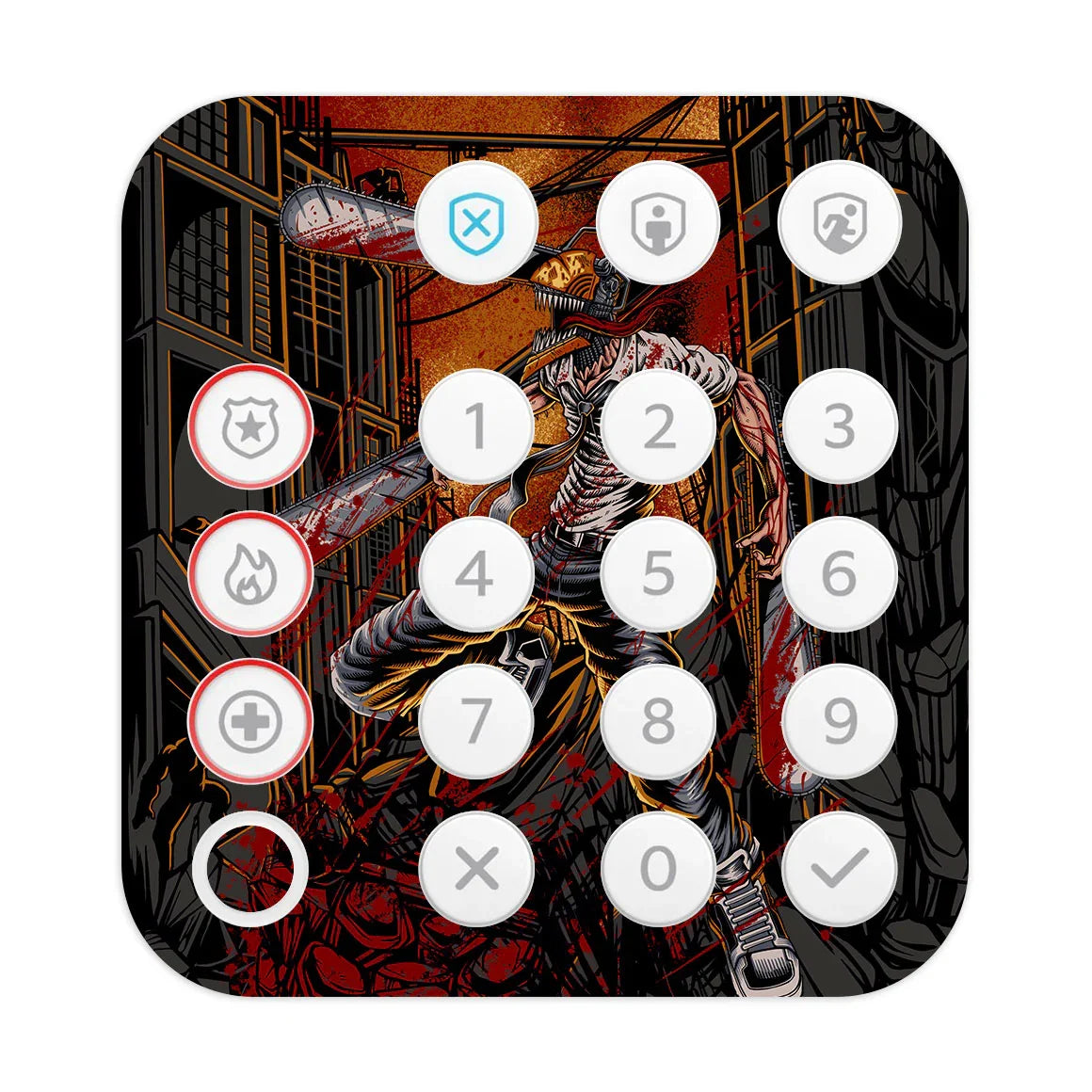 Ring Alarm Keypad (2nd Gen) Artist Series Saw Man Skin