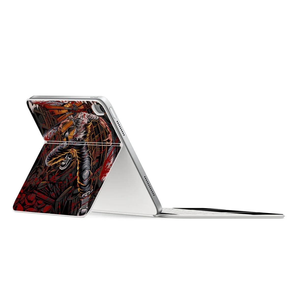 Magic Keyboard Folio for iPad (Gen 10) Artist Series Saw Man Skin