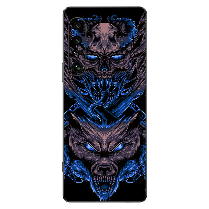 Sony Xperia 1 IV Artist Series Skull Wolf Skin