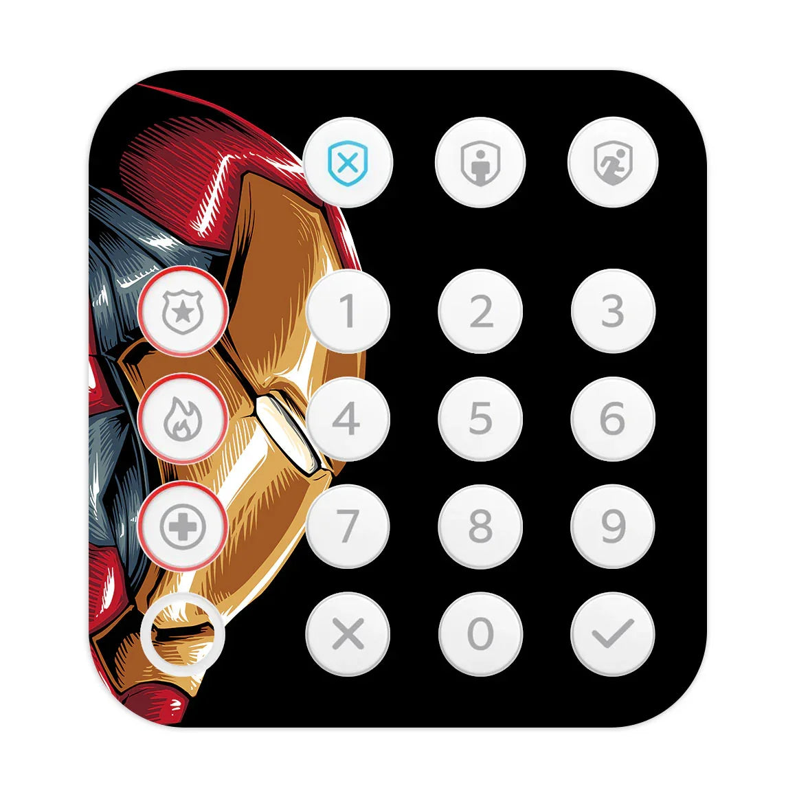 Ring Alarm Keypad (2nd Gen) Artist Series Tech Helmet Skin