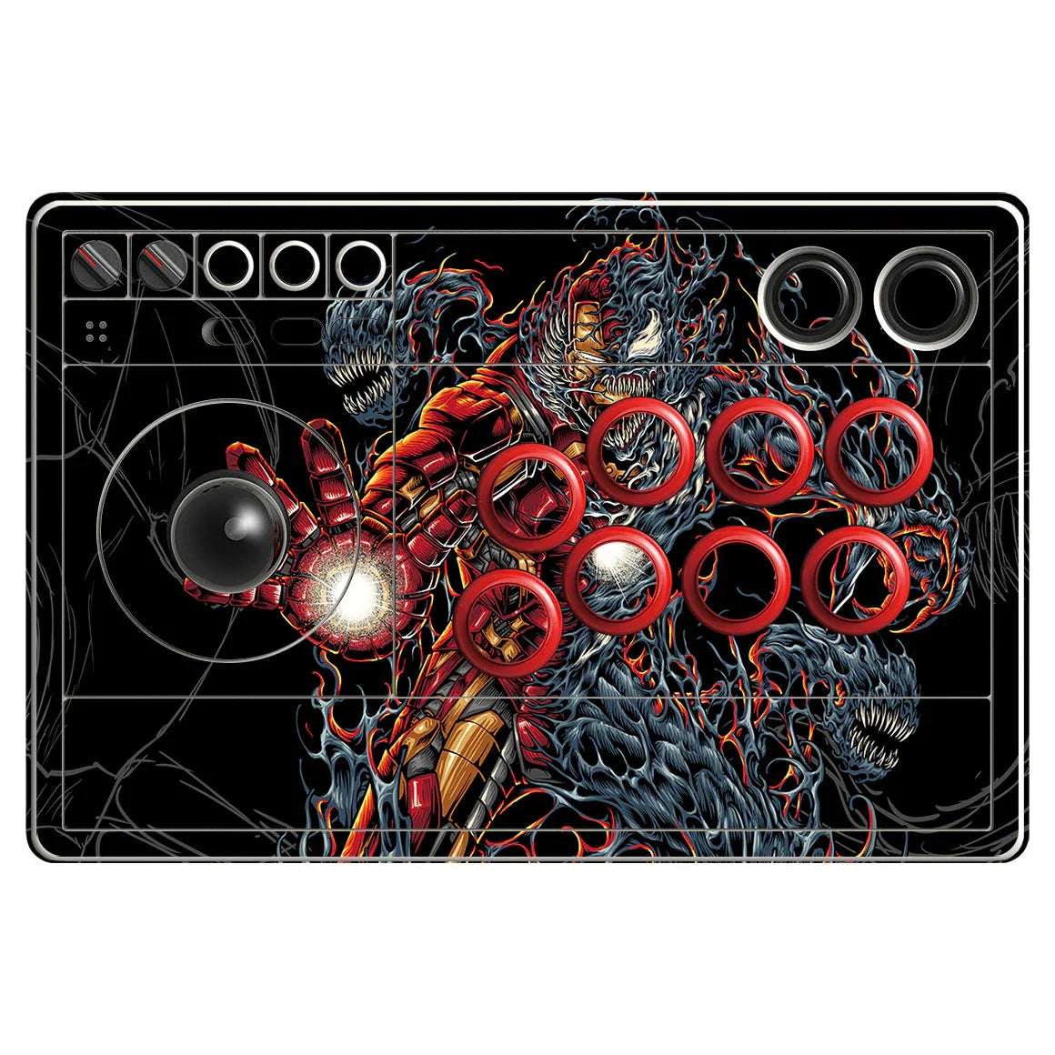 8Bitdo Arcade Stick Artist Series Tech Vs Symbiotic Skin