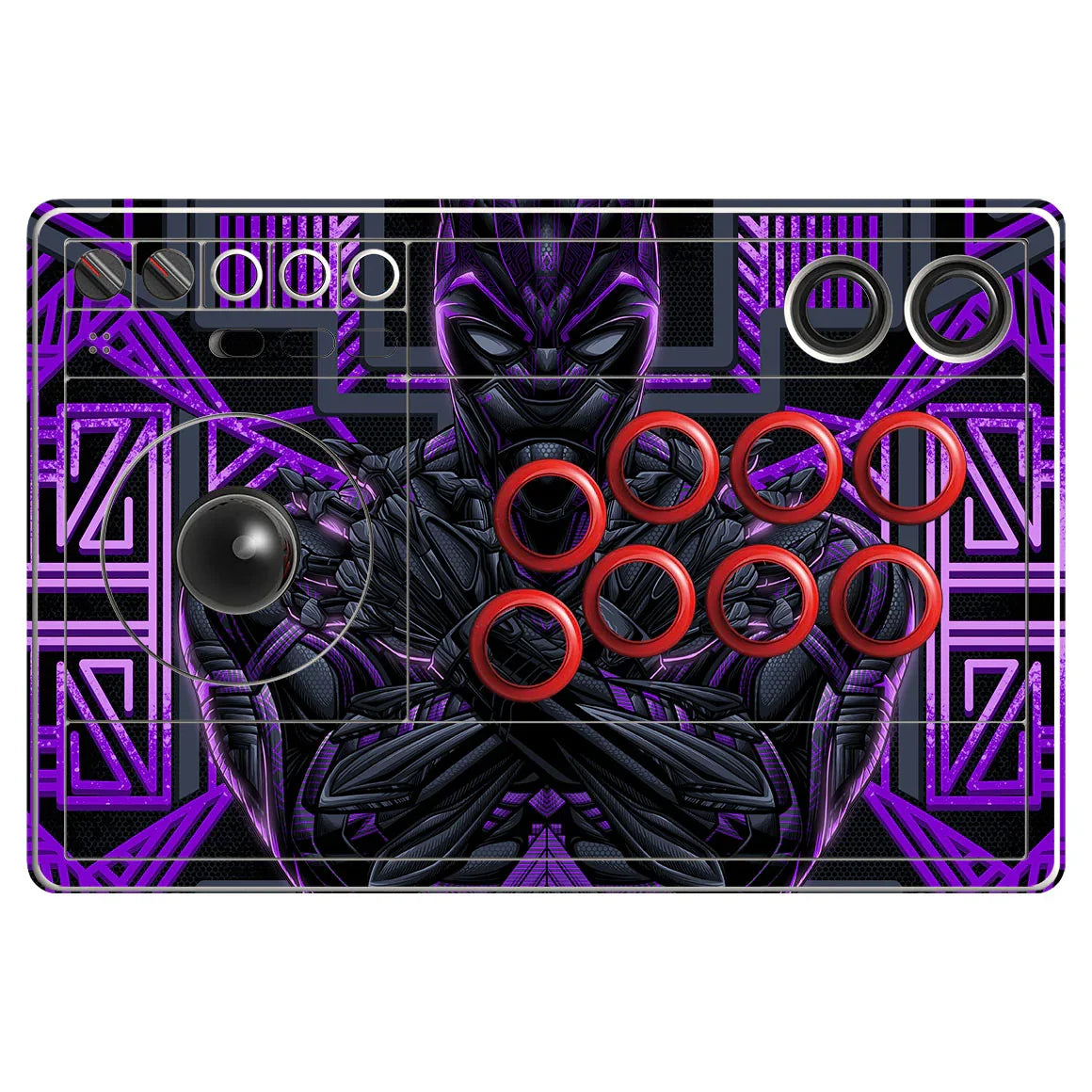 8Bitdo Arcade Stick Artist Series Vibranium Panther Skin