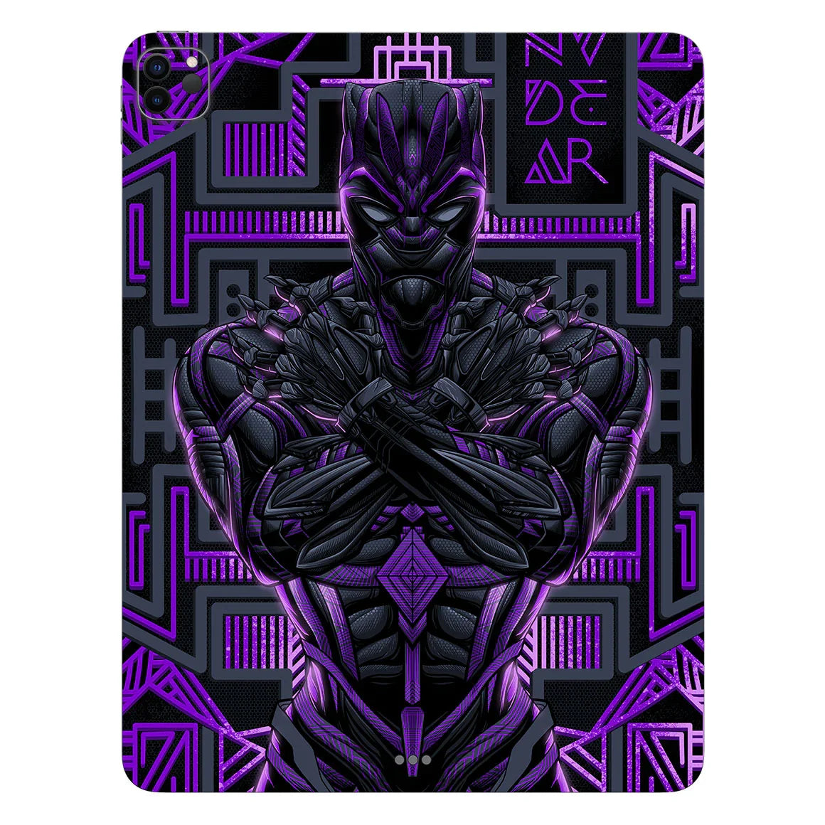iPad Pro 12.9 Gen 6 Artist Series Vibranium Panther Skin